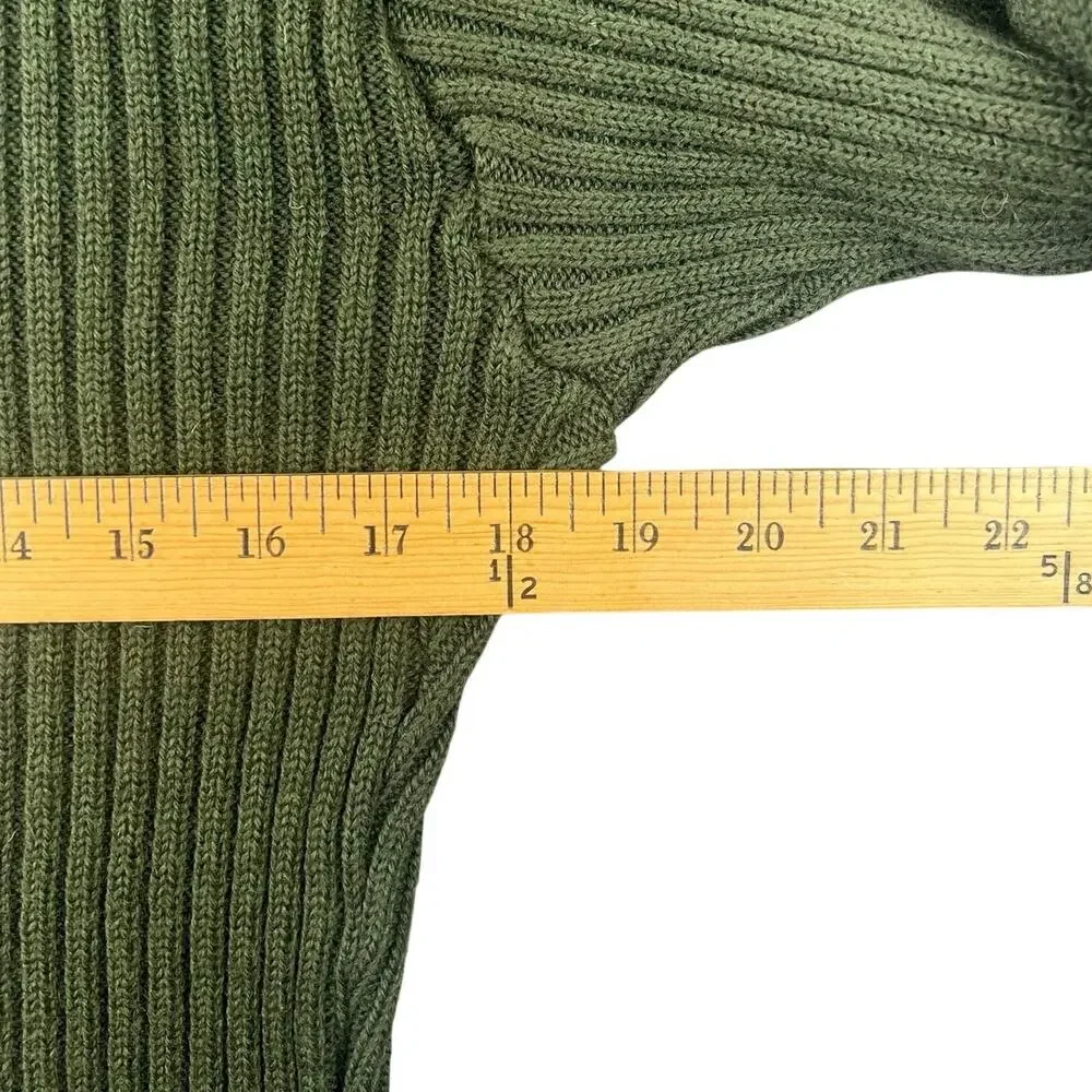 Vintage US Military Commando Sweater 100% Wool Olive Drab Valor Collection - 42